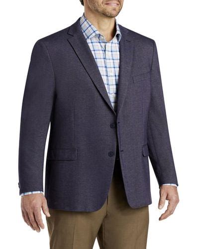 navy michael kors kimble textured knit sportcoat|Big + Tall .